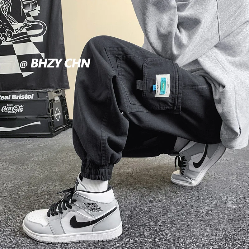 Casual Men's Workwear Pants Loose Fit Youthful Versatile Teenagers Trendy Cotton Straight Leg ket Detailing Leisure Trousers
Casual Men's Workwear Pants Loose Fit Youthful Versatile Teenagers Trendy Cotton Straight Leg ket Detailing Leisure Trousers