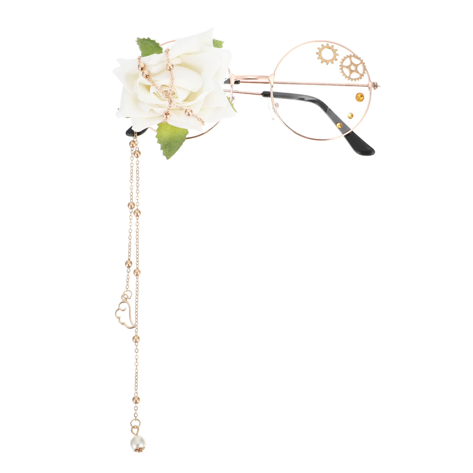 Single Eyeglass Chain Rose Design Adjustable For All Frames Retro Vintage Punk Lolita Cosplay Glasses Unisex Accessory
Single Eyeglass Chain Rose Design Adjustable For All Frames Retro Vintage Punk Lolita Cosplay Glasses Unisex Accessory