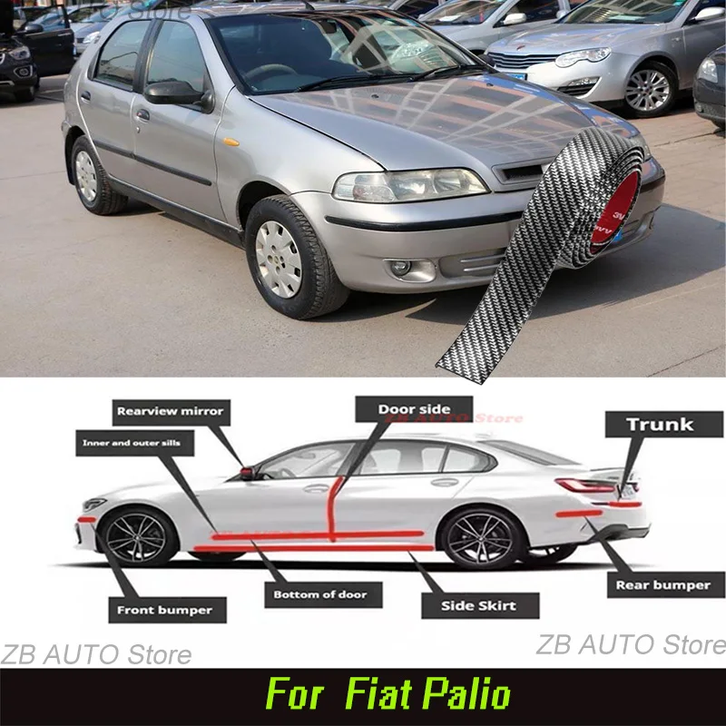 For Fiat Palio Strong adhesive bumper strip, front and rear lip side skirts, collision and scratch resistant, suitable
For Fiat Palio Strong adhesive bumper strip, front and rear lip side skirts, collision and scratch resistant, suitable