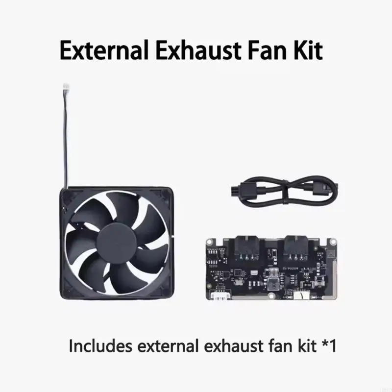 External Exhaust Fan For Lab P2S 3D Printer ABS Metal Construction Active Ventilation System H8WD
External Exhaust Fan For Lab P2S 3D Printer ABS Metal Construction Active Ventilation System H8WD