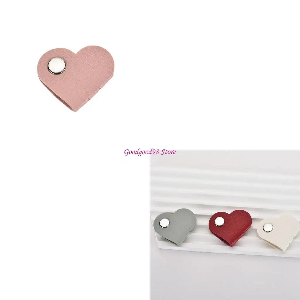 Portable PU Leather Cable Management Organiser Heart Design Cord Keeper W8EC
Portable PU Leather Cable Management Organiser Heart Design Cord Keeper W8EC