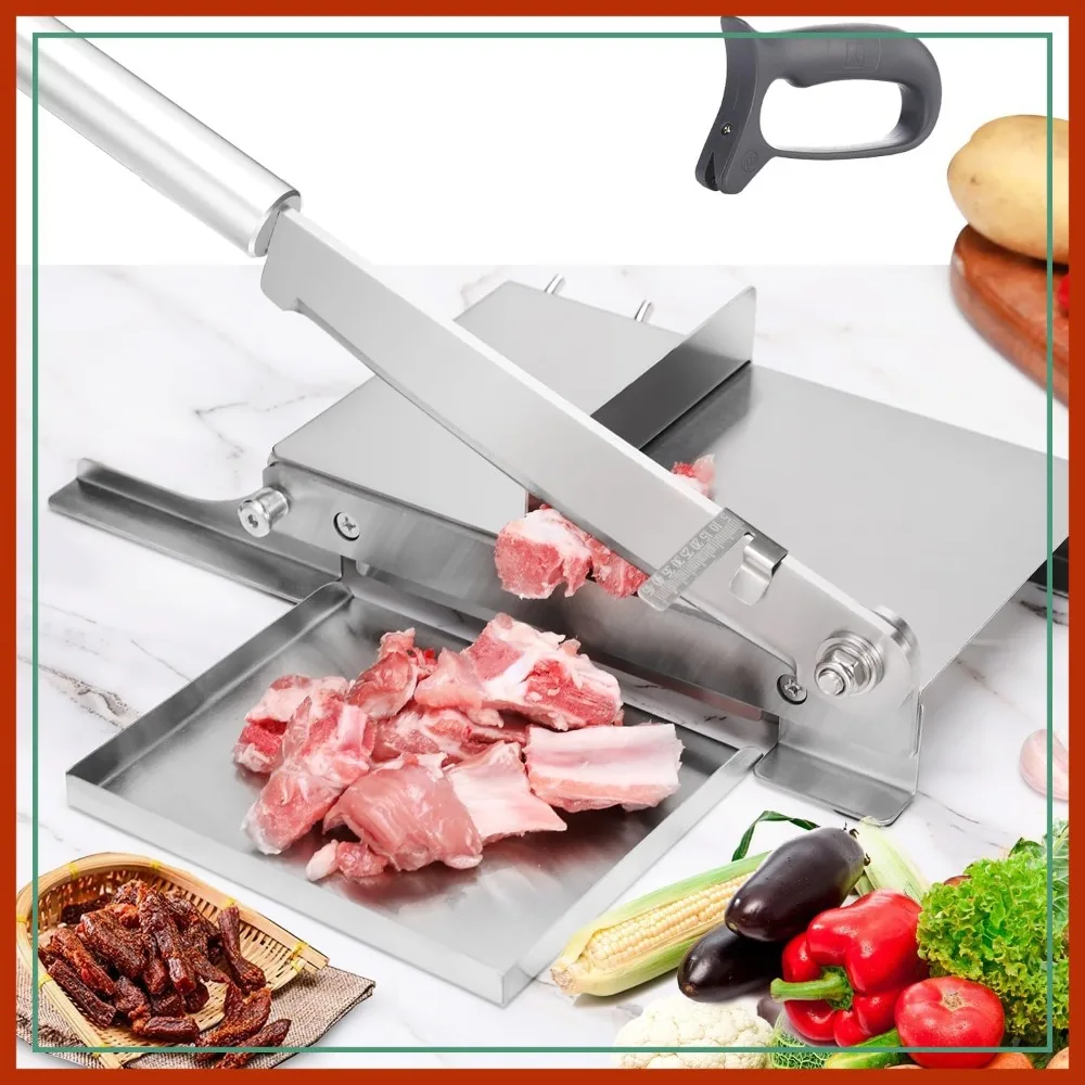 Manual Meat Slicer Stainless Steel Hand Cutter for Salami Ham Bacon Vegetables Home Kitchen
Manual Meat Slicer Stainless Steel Hand Cutter for Salami Ham Bacon Vegetables Home Kitchen