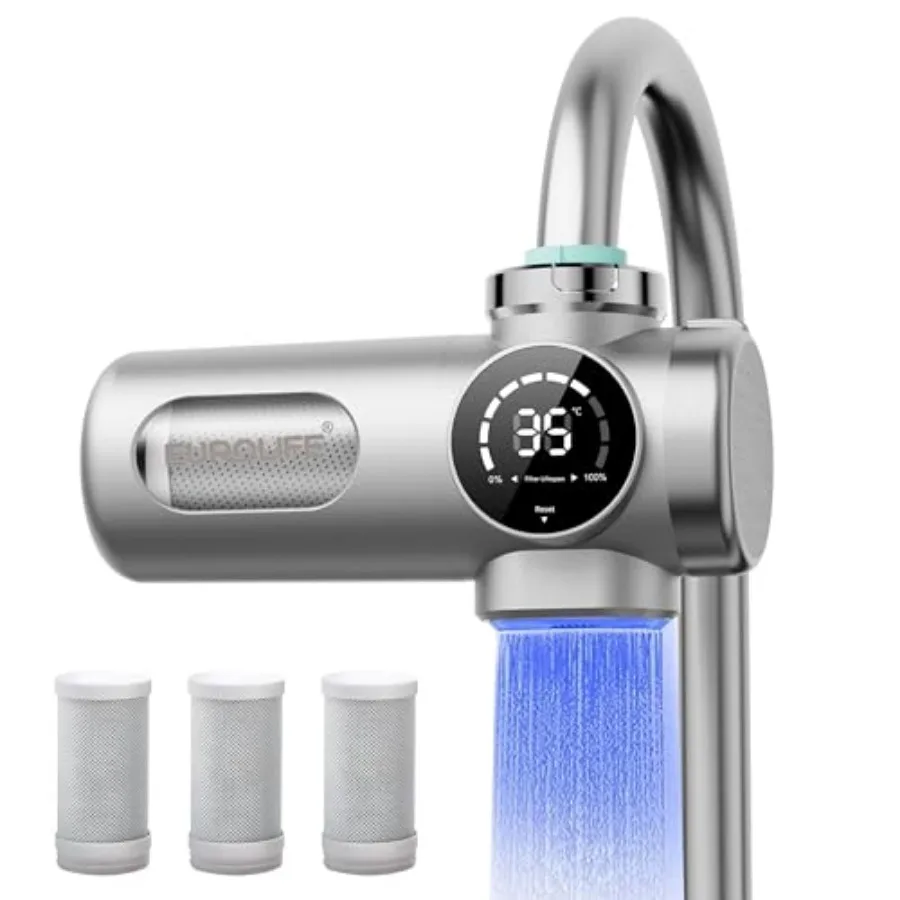 Combo Faucet Mount Water Filter EL-LS-A15 LED Sink Water Filter with UV Light and Real Time Filter Life Indicator Carbon Filter
Combo Faucet Mount Water Filter EL-LS-A15 LED Sink Water Filter with UV Light and Real Time Filter Life Indicator Carbon Filter