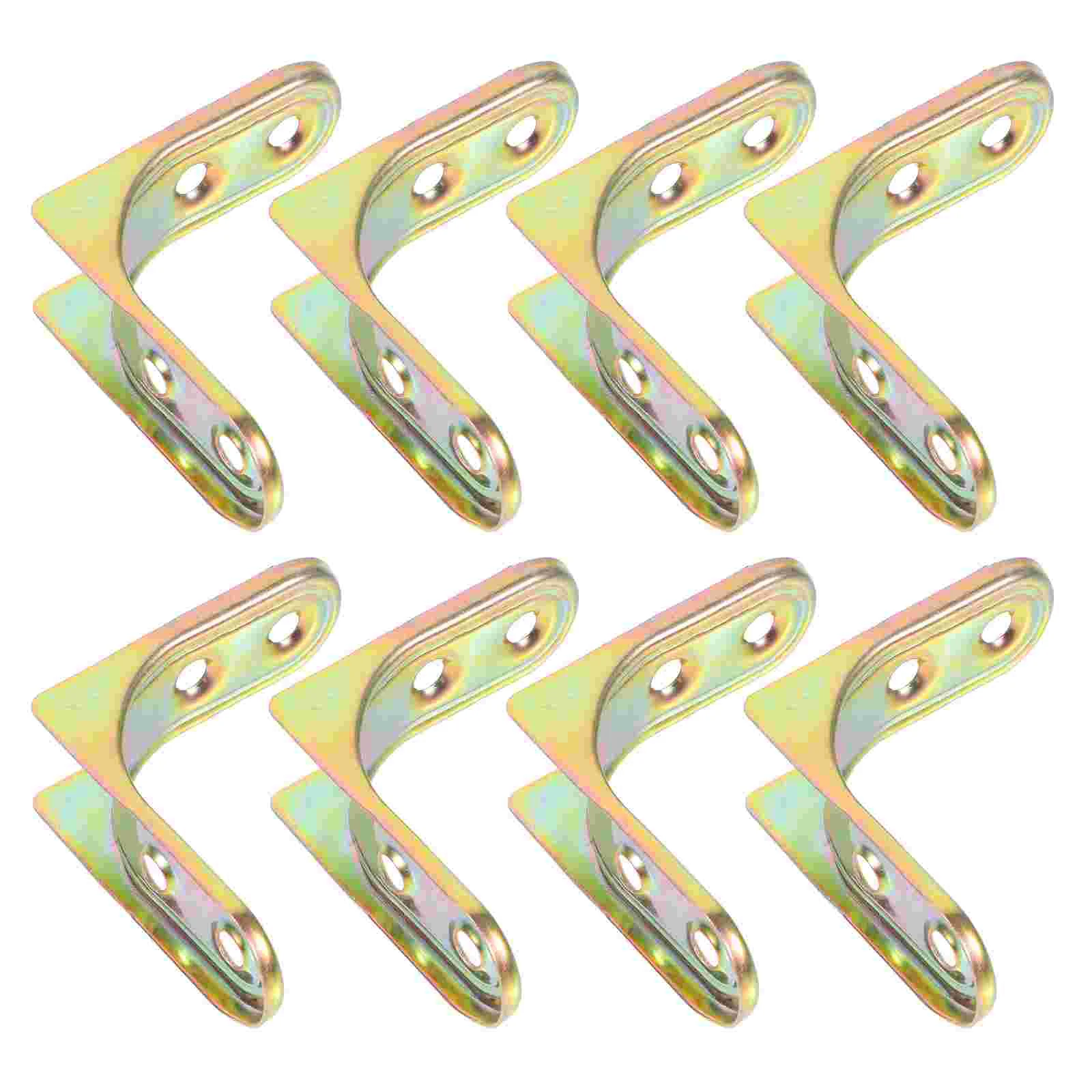 8PCS Heavy Duty Cabinet Brackets Thickened Iron Angle Connectors for Wood Shelves Wardrobes ColdRolled Steel Supports Triangle
8PCS Heavy Duty Cabinet Brackets Thickened Iron Angle Connectors for Wood Shelves Wardrobes ColdRolled Steel Supports Triangle