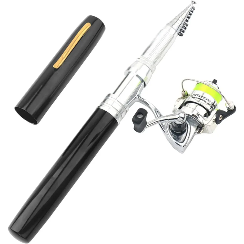 Mini Telescopic Fishing Rod and Reel Combo Kit Portable Travel Pole Set
Mini Telescopic Fishing Rod and Reel Combo Kit Portable Travel Pole Set
