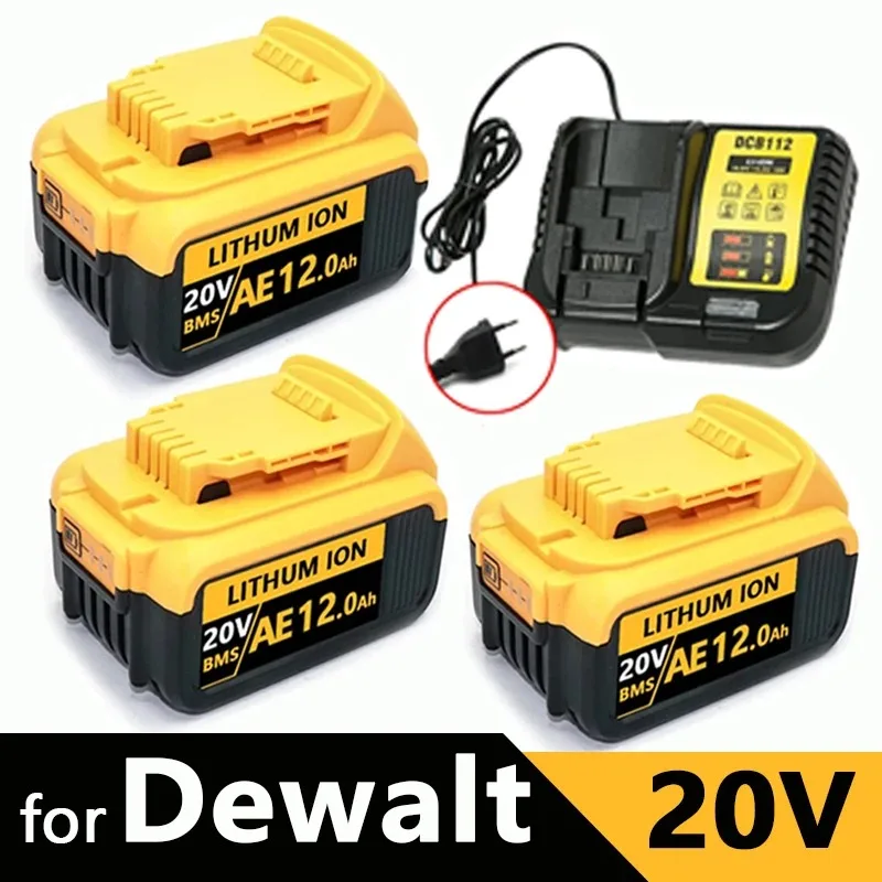 100% Original For Dewalt 12000mAh Power Tool Battery DCB206 20V Battery DCB206 20V Battery DCB205 DCB204-2 DCB200
100% Original For Dewalt 12000mAh Power Tool Battery DCB206 20V Battery DCB206 20V Battery DCB205 DCB204-2 DCB200