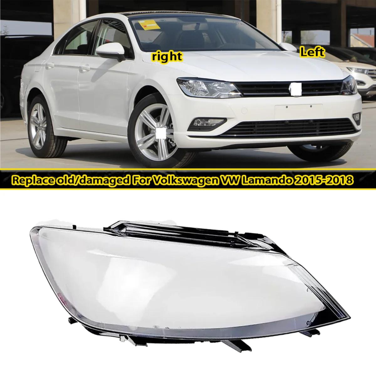 For Volkswagen VW Lamando 2015 2016 2017 2018 Low Headlamp Cover Headlight Shell Lens Plexiglass Replace Original Lampshade
For Volkswagen VW Lamando 2015 2016 2017 2018 Low Headlamp Cover Headlight Shell Lens Plexiglass Replace Original Lampshade