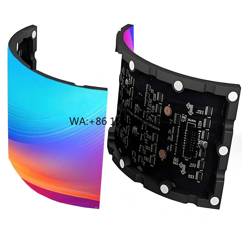 Hot-selling Digital Flexible P1.53 LED Module Bendable/Foldable LED Advertising Screen for Curved Display Walls 550CD/m
Hot-selling Digital Flexible P1.53 LED Module Bendable/Foldable LED Advertising Screen for Curved Display Walls 550CD/m