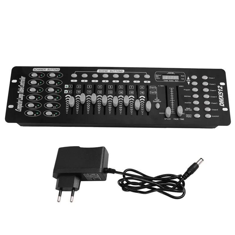 New 192DMX Controller Stage Lighting 512DMX Console, DJ Control Equipment EU Plug-A31R
New 192DMX Controller Stage Lighting 512DMX Console, DJ Control Equipment EU Plug-A31R