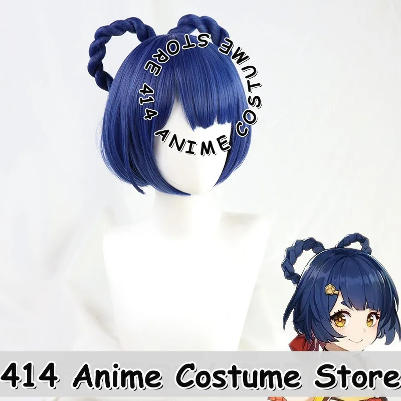 Game & Anime Xiangling Cosplay Wig Genshin Impact Blue Twin Loop Braids Heat-Resistant Fiber Synthetic Hair
Game & Anime Xiangling Cosplay Wig Genshin Impact Blue Twin Loop Braids Heat-Resistant Fiber Synthetic Hair