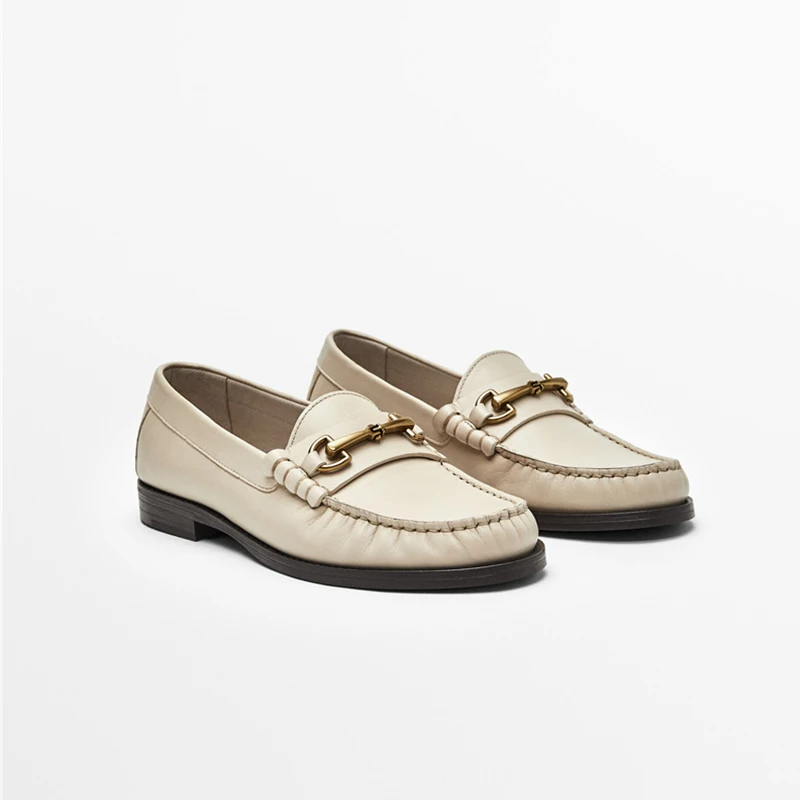 Women's Shoes Commuter Comfortable White Sheepskin Leather Flat Loafers Round Toe Slip On Lazy Single Shoes Sapato Feminino
Women's Shoes Commuter Comfortable White Sheepskin Leather Flat Loafers Round Toe Slip On Lazy Single Shoes Sapato Feminino
