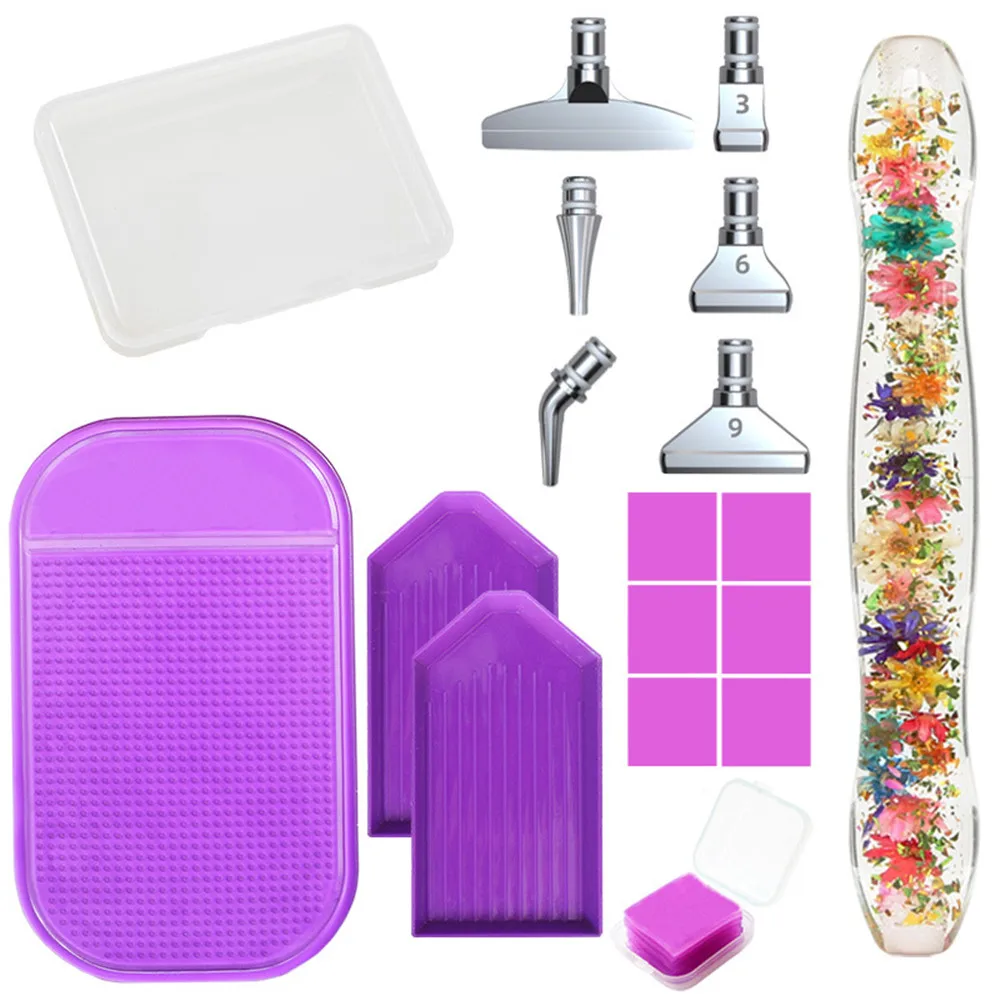 Beautiful Flower Diamond Painting Pen Drill Sets Tool 6 heads Replacement DIY Craft Painting Diamond Accessories Crafts
Beautiful Flower Diamond Painting Pen Drill Sets Tool 6 heads Replacement DIY Craft Painting Diamond Accessories Crafts