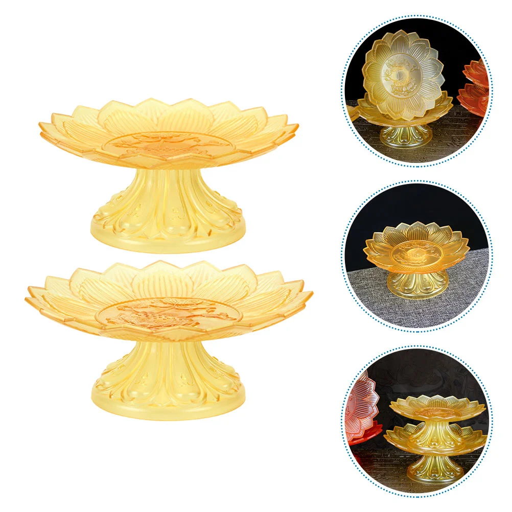 2 Pcs Tribute Plate Fruit Tray Paper Cup Dried Dish Lotus Orange Plastic Storage Design Blessing
2 Pcs Tribute Plate Fruit Tray Paper Cup Dried Dish Lotus Orange Plastic Storage Design Blessing