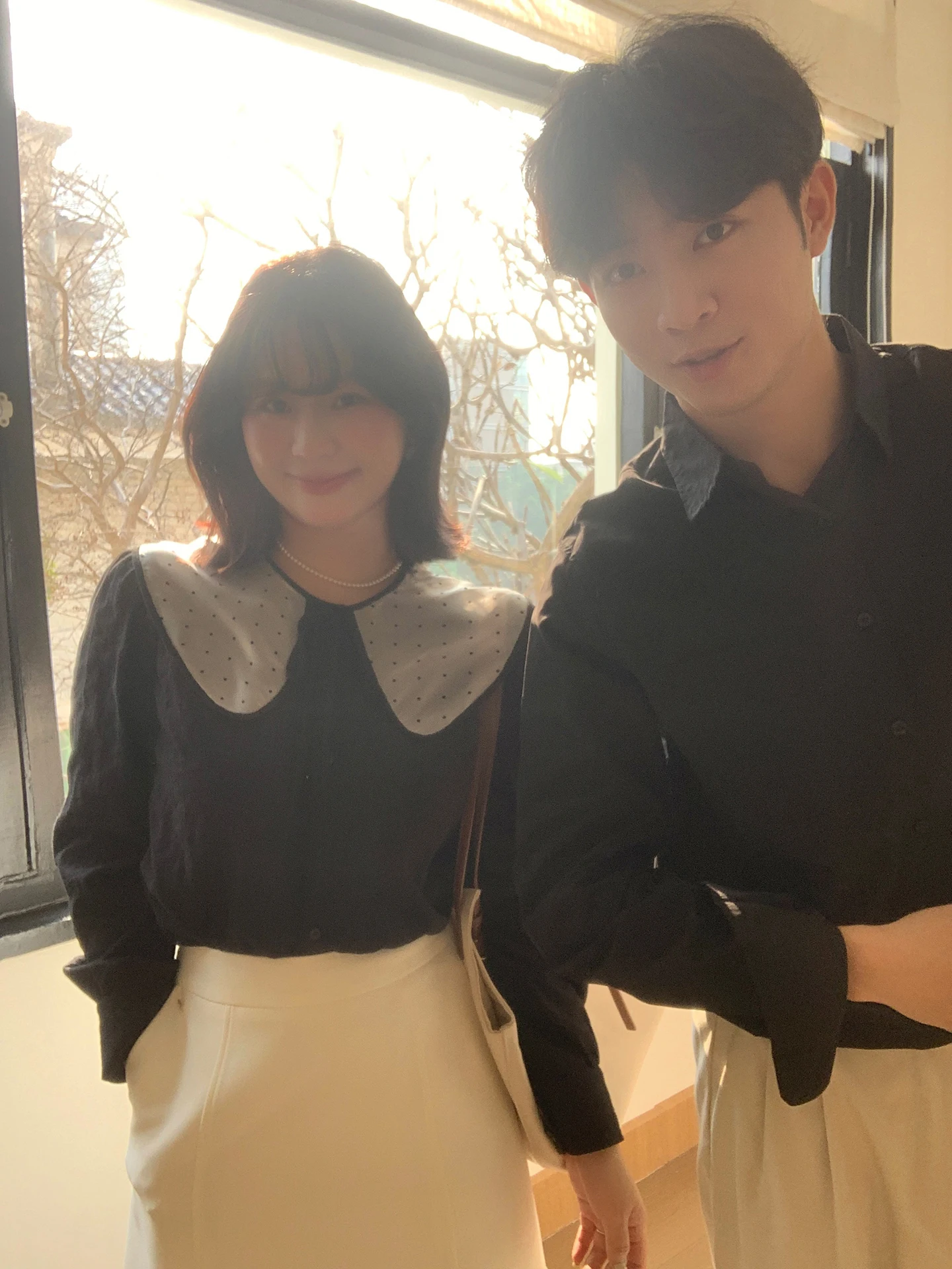 Daisy Diary Korean Sle Long Sve Polka Dot Doll Collar irt Women Early Spring Versatile Cotton Casual Top
Daisy Diary Korean Sle Long Sve Polka Dot Doll Collar irt Women Early Spring Versatile Cotton Casual Top