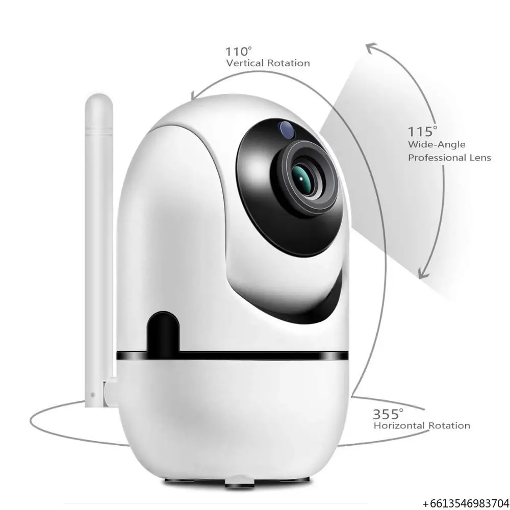 1080P HD PTZ Wide View Indoor Home Security Infrared Motion Detection Wifi Baby Monitor IP Wireless Camera
1080P HD PTZ Wide View Indoor Home Security Infrared Motion Detection Wifi Baby Monitor IP Wireless Camera