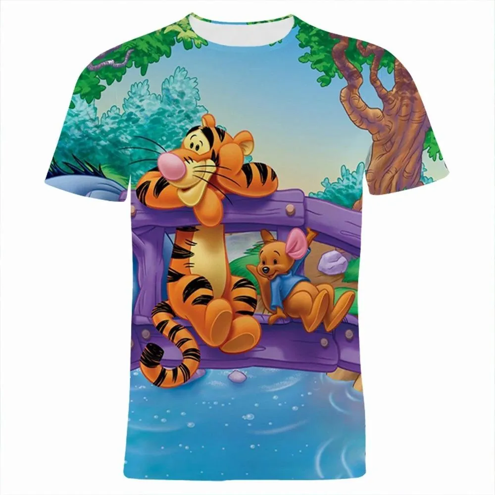 Disney Tigger Movie Men's Summer Fashion Round Neck Short Sleeve 3D Cartoon Anime T-shirt Tops 
Disney Tigger Movie Men's Summer Fashion Round Neck Short Sleeve 3D Cartoon Anime T-shirt Tops