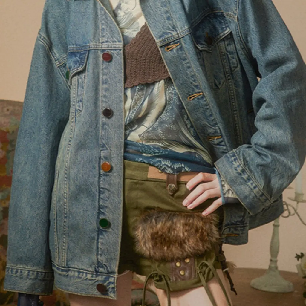 Women's Denim Jacket Spring Autumn Fashion Loose Retro Distressed Top BF Style New Arrival
Women's Denim Jacket Spring Autumn Fashion Loose Retro Distressed Top BF Style New Arrival