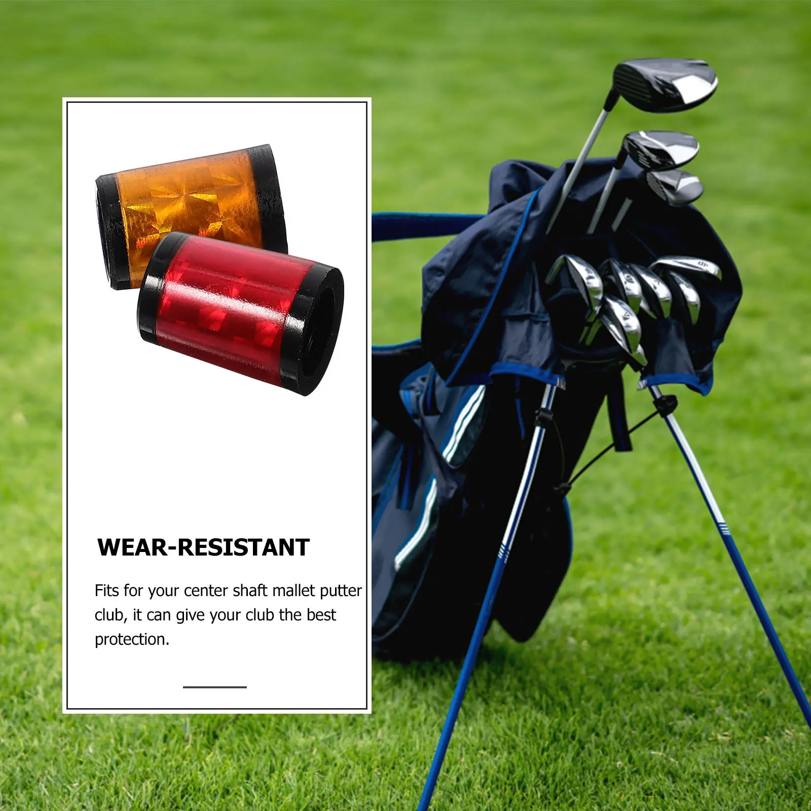 2Pcs Golf Club Ferrules Strong Plastic Protectors for Club Heads Fits Center Shaft Mallets Economical Convenient Golfing
2Pcs Golf Club Ferrules Strong Plastic Protectors for Club Heads Fits Center Shaft Mallets Economical Convenient Golfing