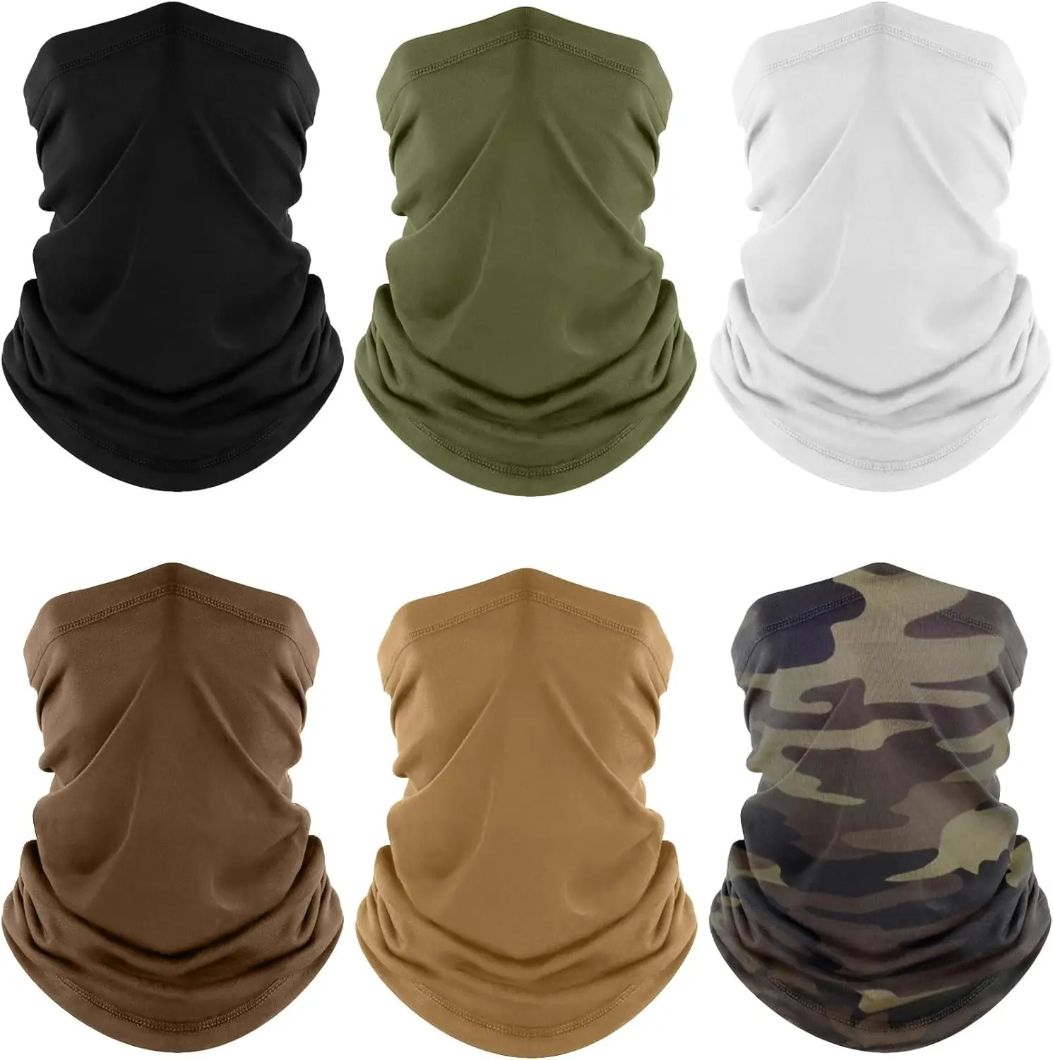 6 Pack Cooling UV Protection Neck Gaiter Face Mask for Men Women
6 Pack Cooling UV Protection Neck Gaiter Face Mask for Men Women