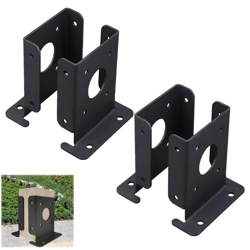 Portable Sturdy Adjustable Deck Post Base Brackets for Support in Garden Terraces and Balconies Deck Installations
Portable Sturdy Adjustable Deck Post Base Brackets for Support in Garden Terraces and Balconies Deck Installations