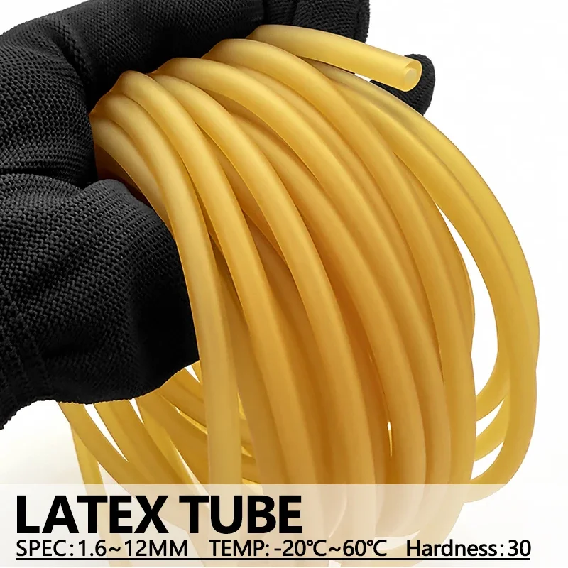 Yellow Natural Latex Tube 1030/1636/1842/2040/3060/5080mm ID1-8mm Elastic Rubber Hose Slingshot Catapult Fitness Resistance Band
Yellow Natural Latex Tube 1030/1636/1842/2040/3060/5080mm ID1-8mm Elastic Rubber Hose Slingshot Catapult Fitness Resistance Band