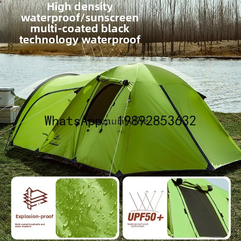 tent outdoor one bedroom and one living room tunnel tent double layer rainproof sunshade sunscreen portable
tent outdoor one bedroom and one living room tunnel tent double layer rainproof sunshade sunscreen portable