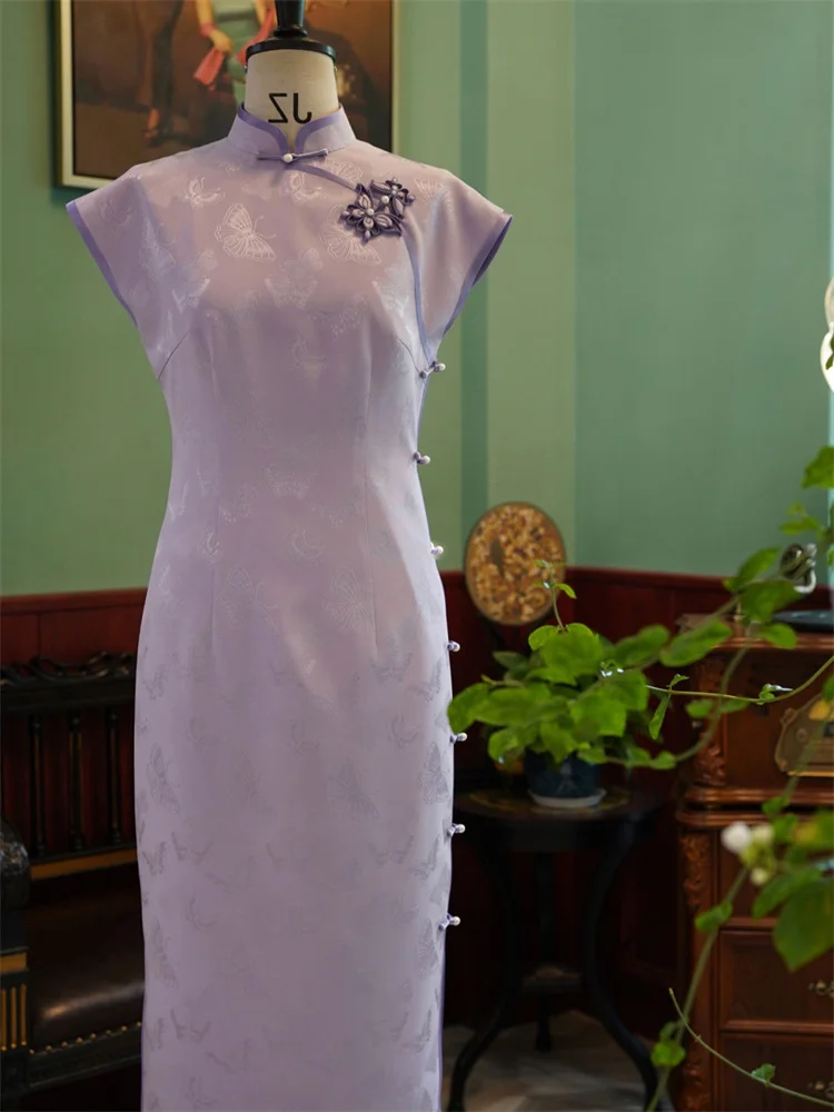 Elegant Pink Embroidered Dress Slimming Chinese Style New Method with Button Detail City Commute Summer Gown
Elegant Pink Embroidered Dress Slimming Chinese Style New Method with Button Detail City Commute Summer Gown
