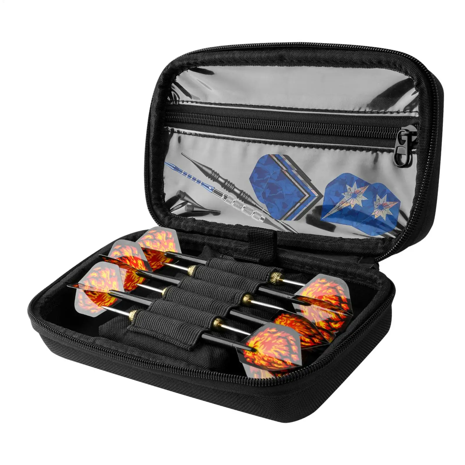 1pc Darts Bag Organizer Tip Holder Shafts Pouch Witn 6 Elastic Bands Darts Container For Prevent Darts From Moving Around
1pc Darts Bag Organizer Tip Holder Shafts Pouch Witn 6 Elastic Bands Darts Container For Prevent Darts From Moving Around