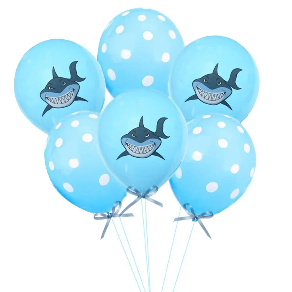 10pcs 12inch Printed Latex Balloons Colorful Shark Pattern Balloons Home Decor for Party Birthday (White+Light Blue+Light )
10pcs 12inch Printed Latex Balloons Colorful Shark Pattern Balloons Home Decor for Party Birthday (White+Light Blue+Light )