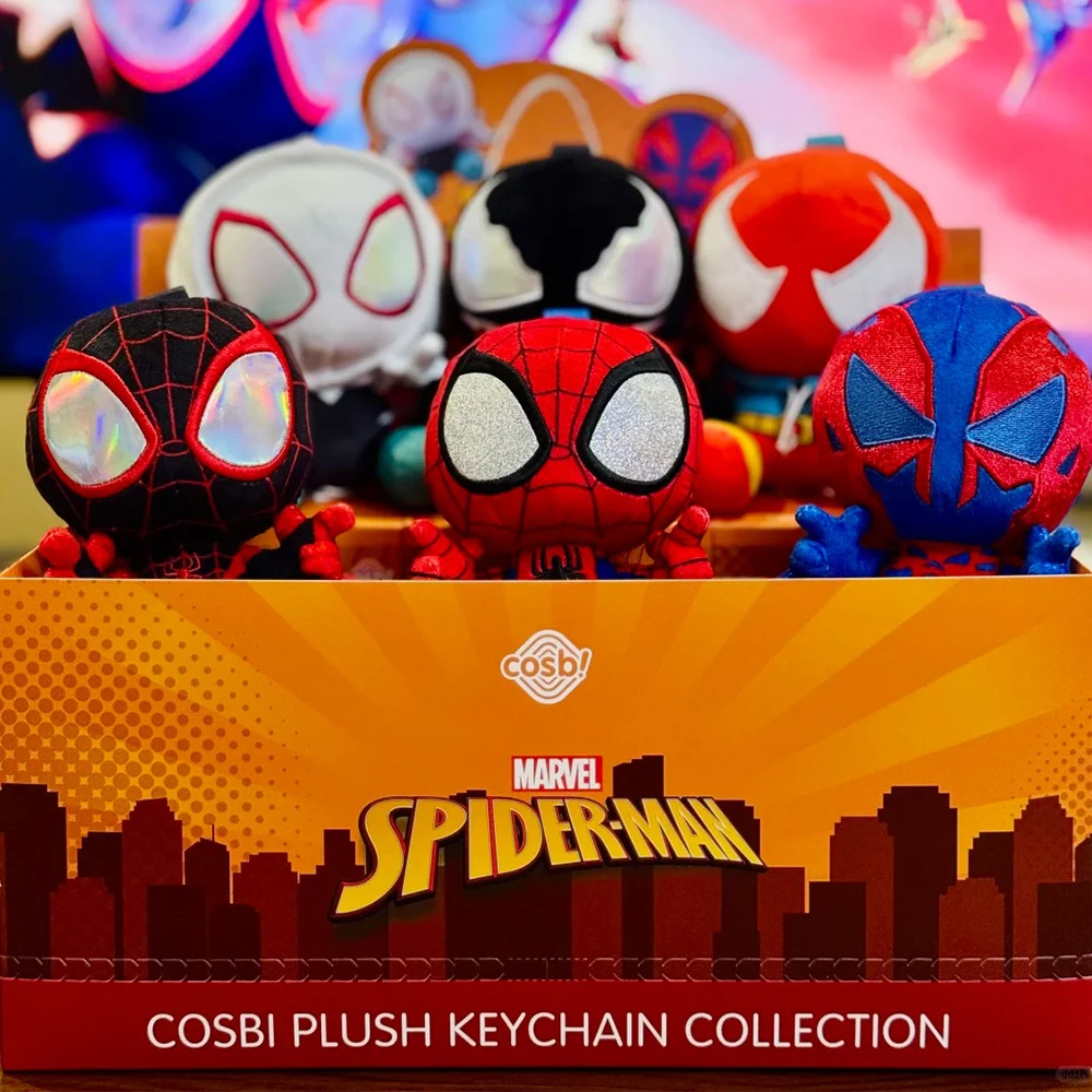 SpiderMan Cosbi Keychain Blind Box Cute Plush Action Figure Mystery Box Desktop Ornament Perfect Gift for Kids & Spider-Man Fans
SpiderMan Cosbi Keychain Blind Box Cute Plush Action Figure Mystery Box Desktop Ornament Perfect Gift for Kids & Spider-Man Fans