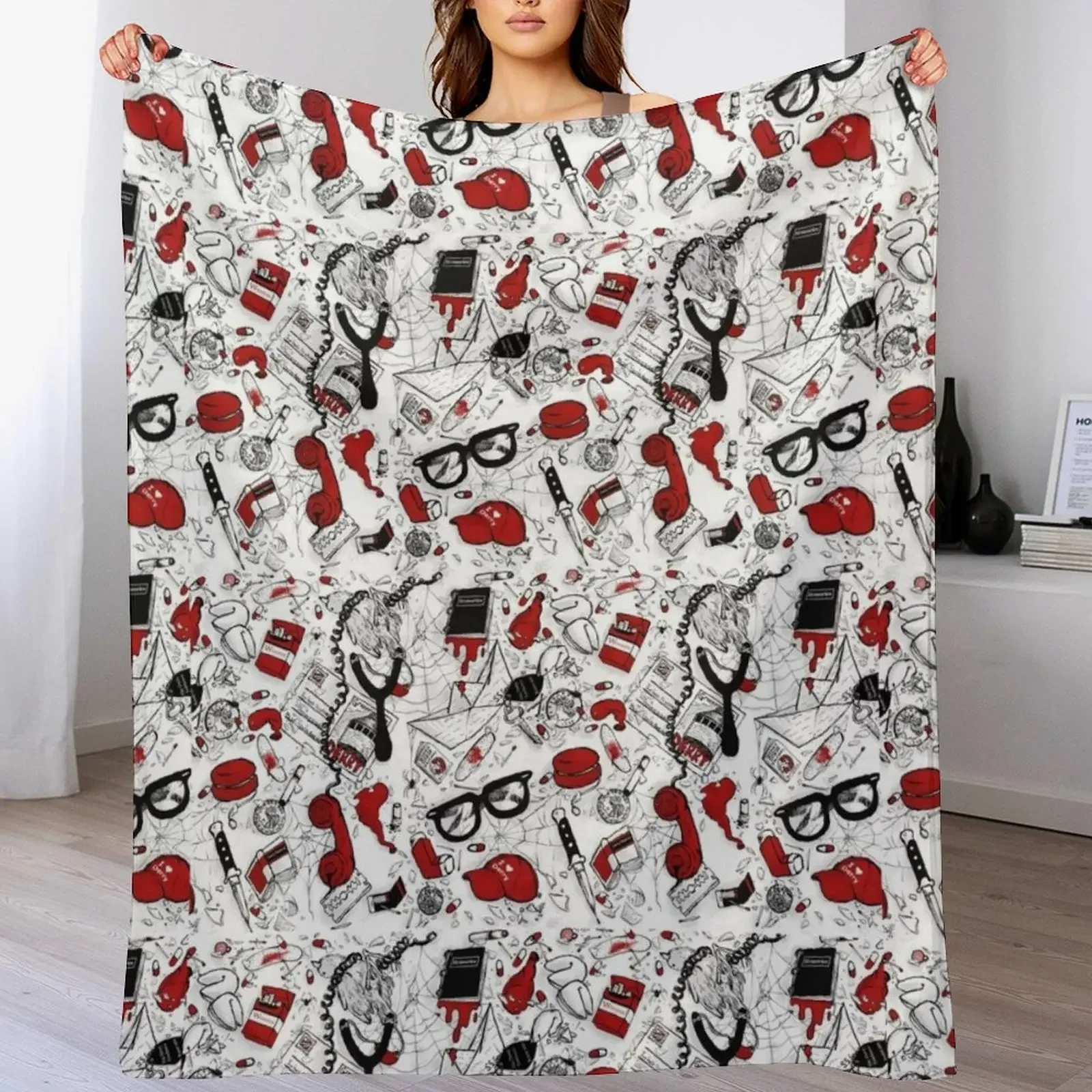 Loser's Club Repeating Pattern Throw Blanket Baby Decorative Sofas Luxury christmas decoration Blankets
Loser's Club Repeating Pattern Throw Blanket Baby Decorative Sofas Luxury christmas decoration Blankets