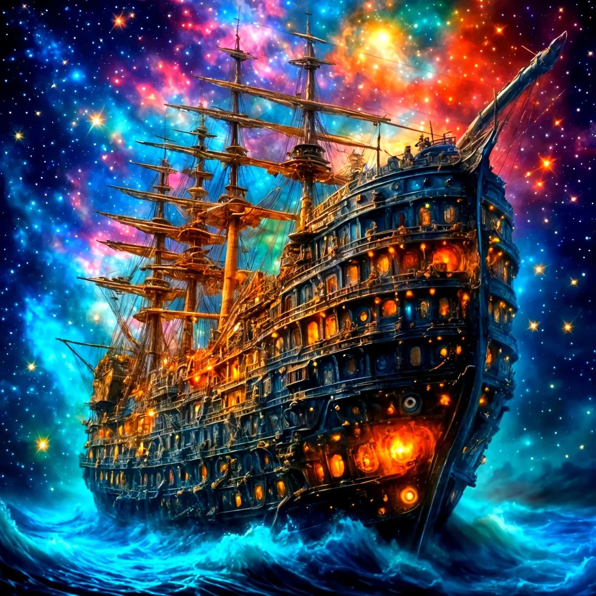 Cruise Under The Colorful Starry Sky Jigsaw Puzzle 500/1024 Pieces DIY Assembly Home Art Decoration Gift
Cruise Under The Colorful Starry Sky Jigsaw Puzzle 500/1024 Pieces DIY Assembly Home Art Decoration Gift