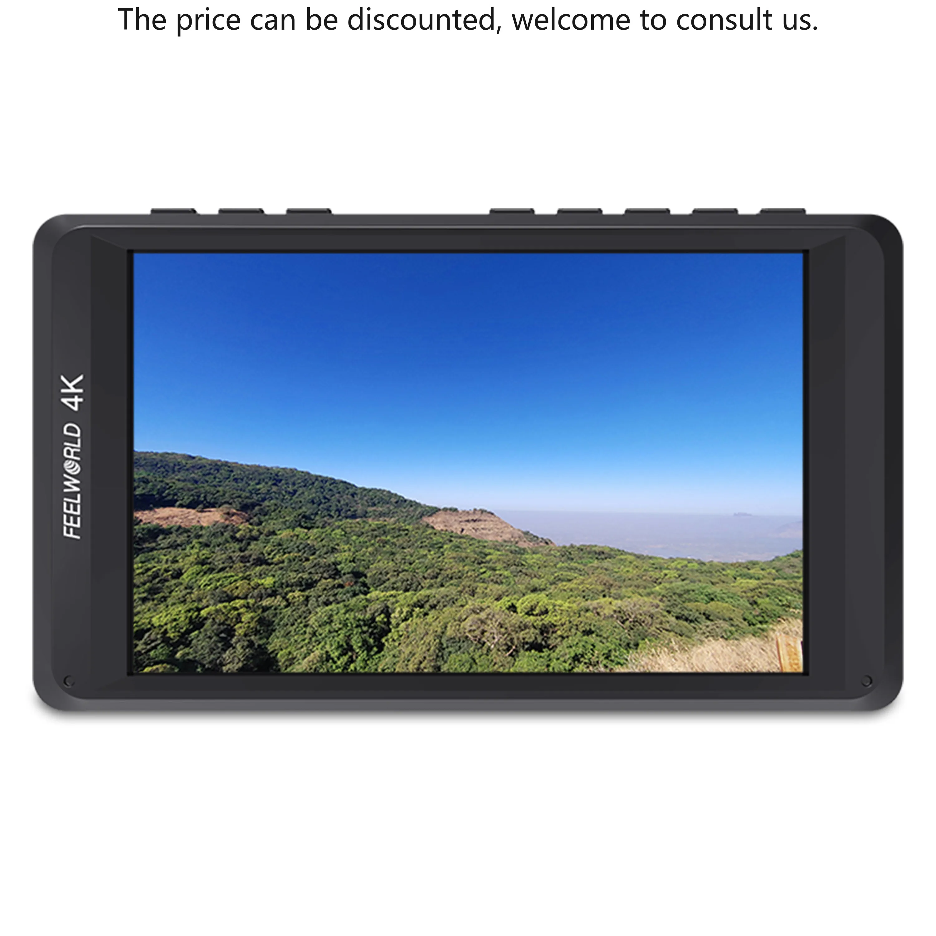 FEELWORLD FW450 Broadcast Assistant Monitor 4.5" HD IPS 1280x720 HDMI 4K Input Audio Monitoring Custom Scale
FEELWORLD FW450 Broadcast Assistant Monitor 4.5" HD IPS 1280x720 HDMI 4K Input Audio Monitoring Custom Scale