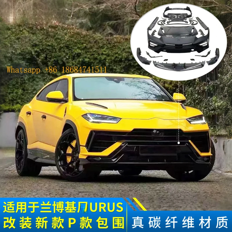 Prepreg Dry Carbon Fiber P Style Full Body Kit Fit URUS Upgrade Front Rear Bumper Wheel Arch Door Trim Hood Spoiler Exterior
Prepreg Dry Carbon Fiber P Style Full Body Kit Fit URUS Upgrade Front Rear Bumper Wheel Arch Door Trim Hood Spoiler Exterior