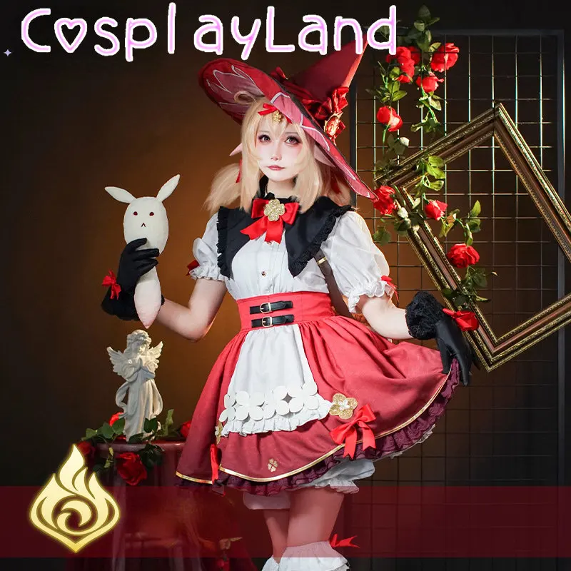 Klee Cosplay Game Genshin Impact Cosplay Costume Girls Lolita Dress Suit Halloween Christmas Little Witch Costume Outfit
Klee Cosplay Game Genshin Impact Cosplay Costume Girls Lolita Dress Suit Halloween Christmas Little Witch Costume Outfit