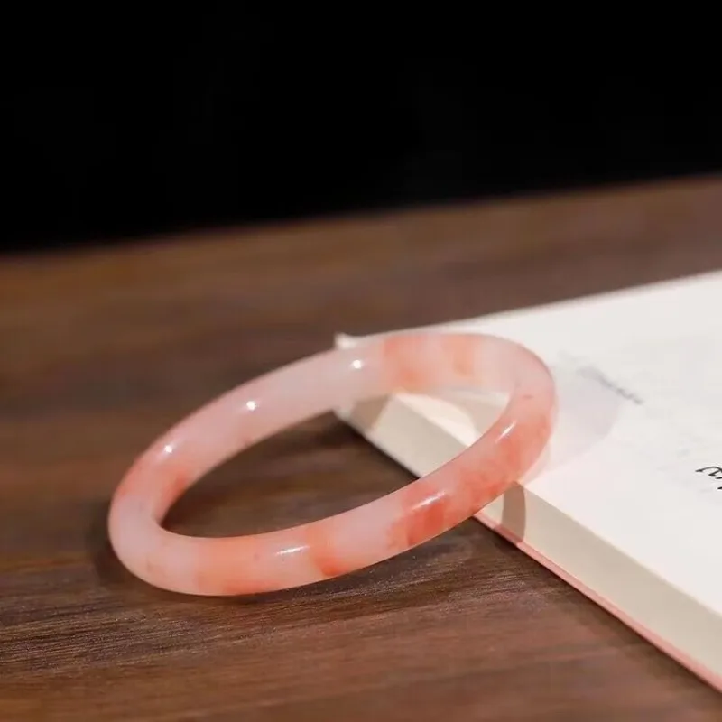 Peach Blossom Brewed Ice Clear Cherry Blossom Pink Round Bar Bracelet Golden Silk Jade Student Girl New Chinese Popular Bracelet
Peach Blossom Brewed Ice Clear Cherry Blossom Pink Round Bar Bracelet Golden Silk Jade Student Girl New Chinese Popular Bracelet