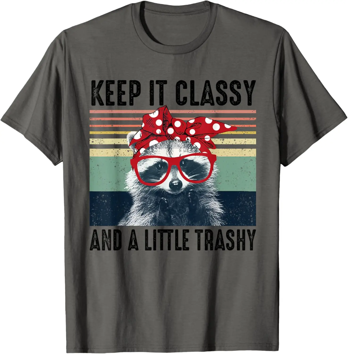Funny Raccoon Keep It Classy And A Little Trashy Graphic Tee Breathable Cotton Tee
Funny Raccoon Keep It Classy And A Little Trashy Graphic Tee Breathable Cotton Tee
