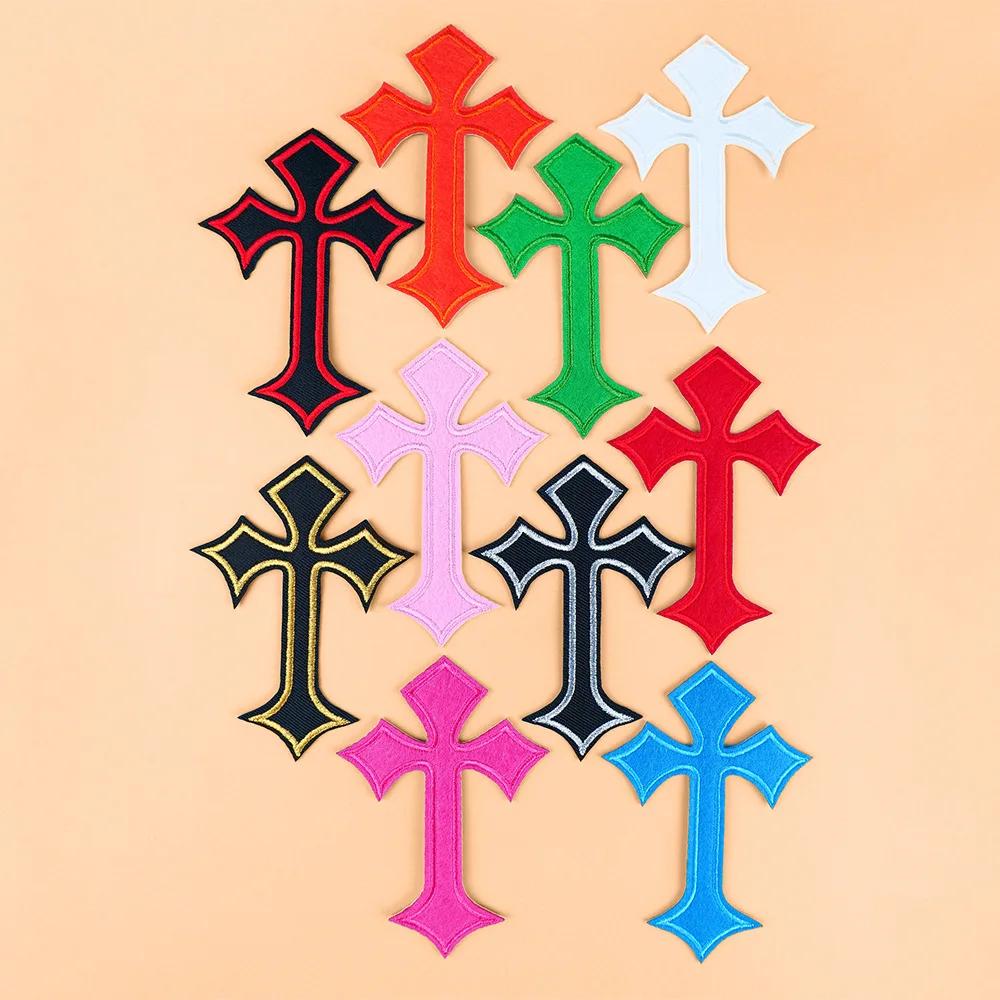 Embroidery multi-color cross pattern embroidery cloth sticker clothes pants shoes and hats decoration DIY patch sticker
Embroidery multi-color cross pattern embroidery cloth sticker clothes pants shoes and hats decoration DIY patch sticker