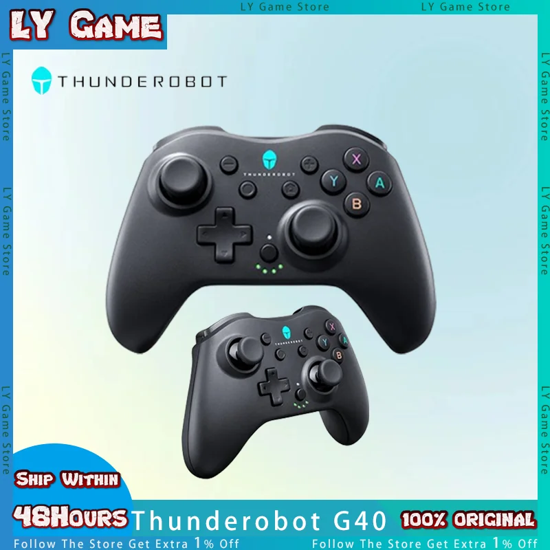 Thunderobot G40 геймпад Buletooth проводной с двойным мотором, вибрирующий игровой контроллер для NS, Windows, ПК, игровой джойстик на заказ
Thunderobot G40 геймпад Buletooth проводной с двойным мотором, вибрирующий игровой контроллер для NS, Windows, ПК, игровой джойстик на заказ