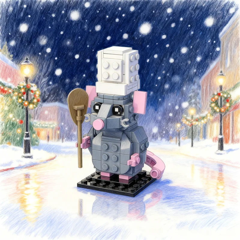 137pcs MOC Ratatouille Remy The Rat Brickheadz Model Building Blocks Architecture Toys Christmas Gifts Education Kids Assemble
137pcs MOC Ratatouille Remy The Rat Brickheadz Model Building Blocks Architecture Toys Christmas Gifts Education Kids Assemble