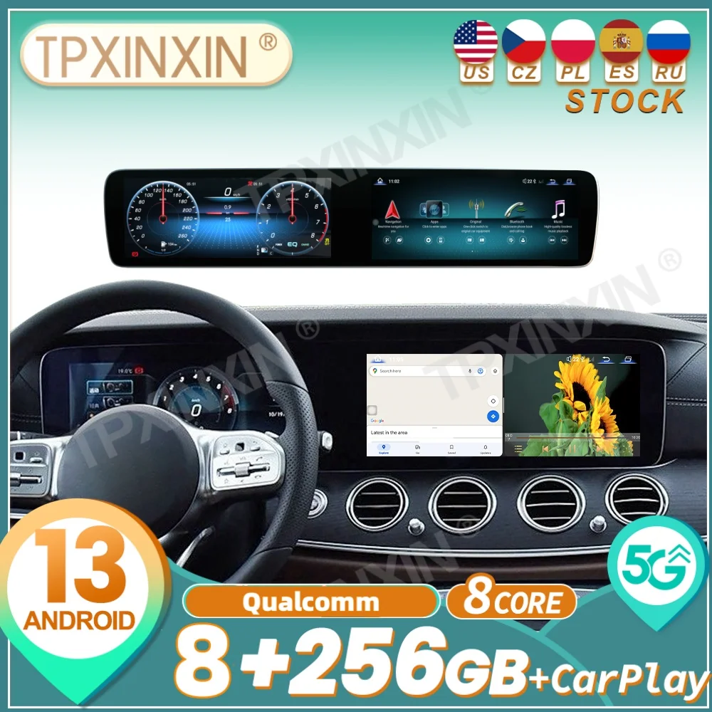 RHD LHD Dual 12.3 inch Android Carplay For Mercedes Benz E Class W213 2017~2023 Car Radio Multimedia Player GPS Navi Head Unit
RHD LHD Dual 12.3 inch Android Carplay For Mercedes Benz E Class W213 2017~2023 Car Radio Multimedia Player GPS Navi Head Unit