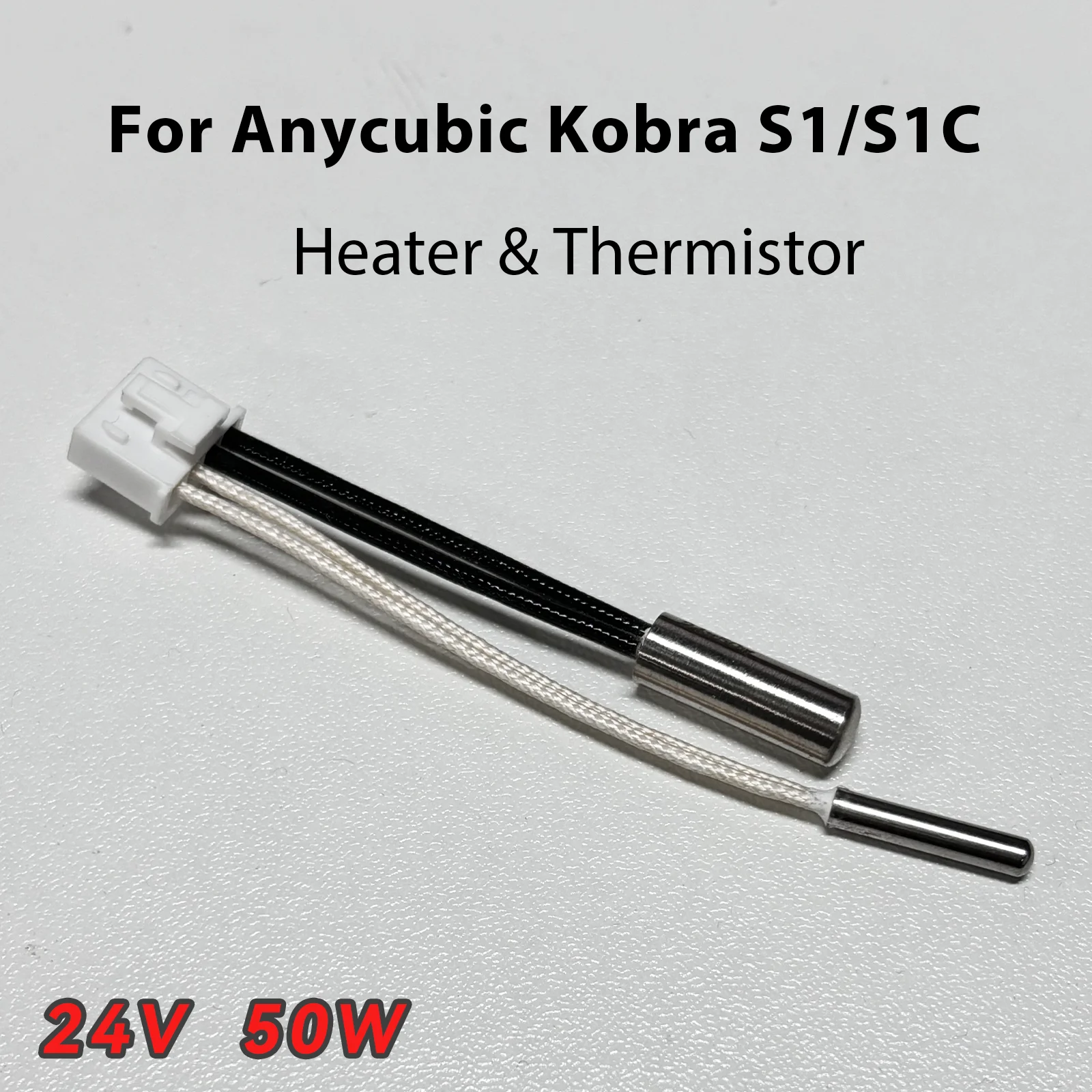 200K Thermistor For Anycubic Kobra S1 Hotend 24V 50W Heating Kobra S1 Combo Hot End Kit Print Head S1C 3d Printer Accessories
200K Thermistor For Anycubic Kobra S1 Hotend 24V 50W Heating Kobra S1 Combo Hot End Kit Print Head S1C 3d Printer Accessories