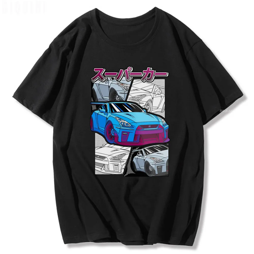 JDM GT-R Street Racing Car T-Shirt 100% Cotton Summer Graffiti Manga Printed Customize Unisex Oversized Shirts Men Tops Harajuku
JDM GT-R Street Racing Car T-Shirt 100% Cotton Summer Graffiti Manga Printed Customize Unisex Oversized Shirts Men Tops Harajuku