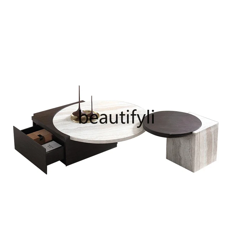 Marble coffee table combination side table creative Nordic light luxury high-end
Marble coffee table combination side table creative Nordic light luxury high-end