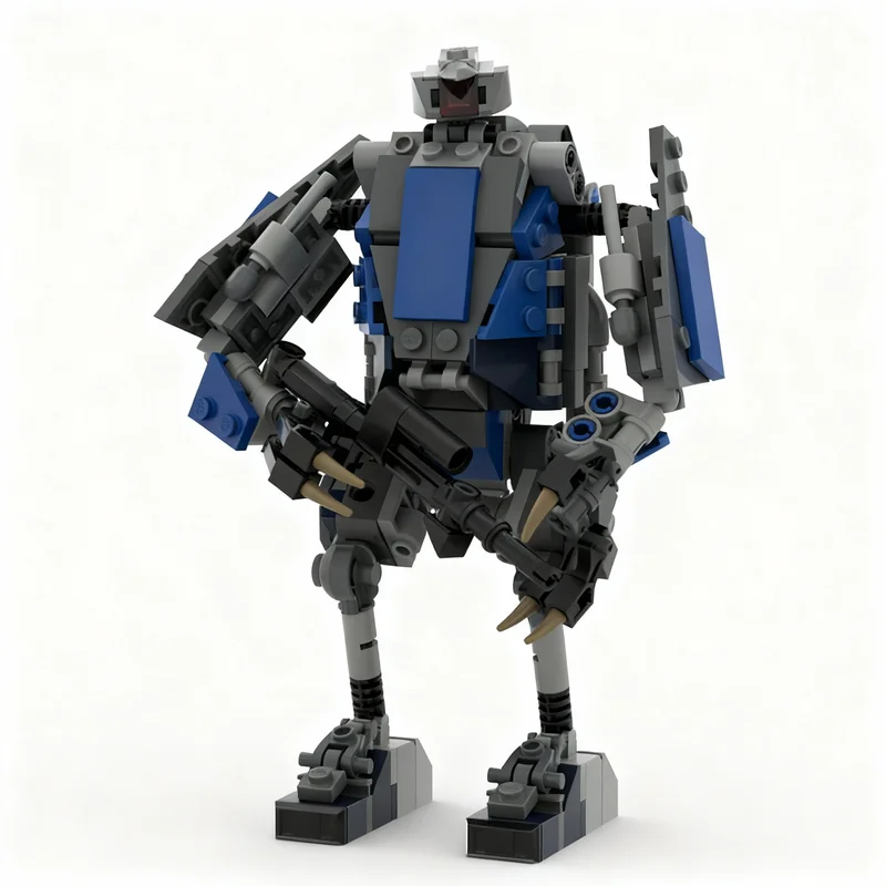 253PCS MOC Creative Model Blue Team Battle Mech DIY Assembly Building Blocks Display Birthday Gift Collectible Decoration Set
253PCS MOC Creative Model Blue Team Battle Mech DIY Assembly Building Blocks Display Birthday Gift Collectible Decoration Set