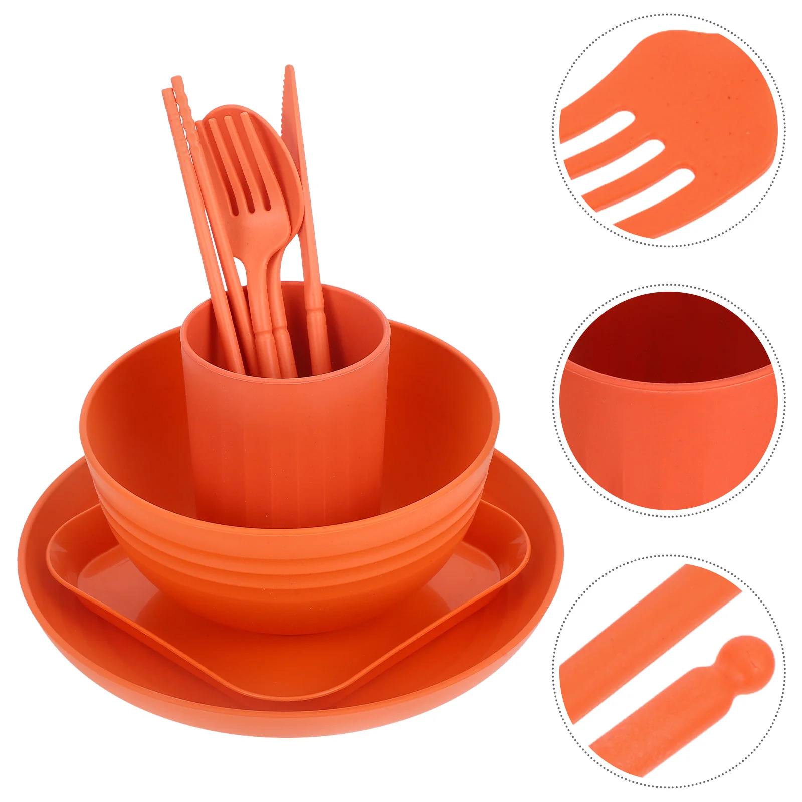 1Set Wheat Straw Dinnerware Set Modern Style Eco Friendly Unbreakable Party Dinnerware Kit Bowl Dish Cup Spoon Chopstick
1Set Wheat Straw Dinnerware Set Modern Style Eco Friendly Unbreakable Party Dinnerware Kit Bowl Dish Cup Spoon Chopstick