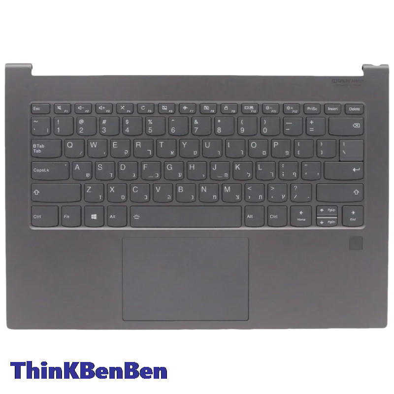 HB Hebrew IL Israel Keyboard Iron Gray Upper Case Palmrest Shell Cover For Lenovo Ideapad YOGA C930 13 13IKB Laptop 5CB0S72623
HB Hebrew IL Israel Keyboard Iron Gray Upper Case Palmrest Shell Cover For Lenovo Ideapad YOGA C930 13 13IKB Laptop 5CB0S72623