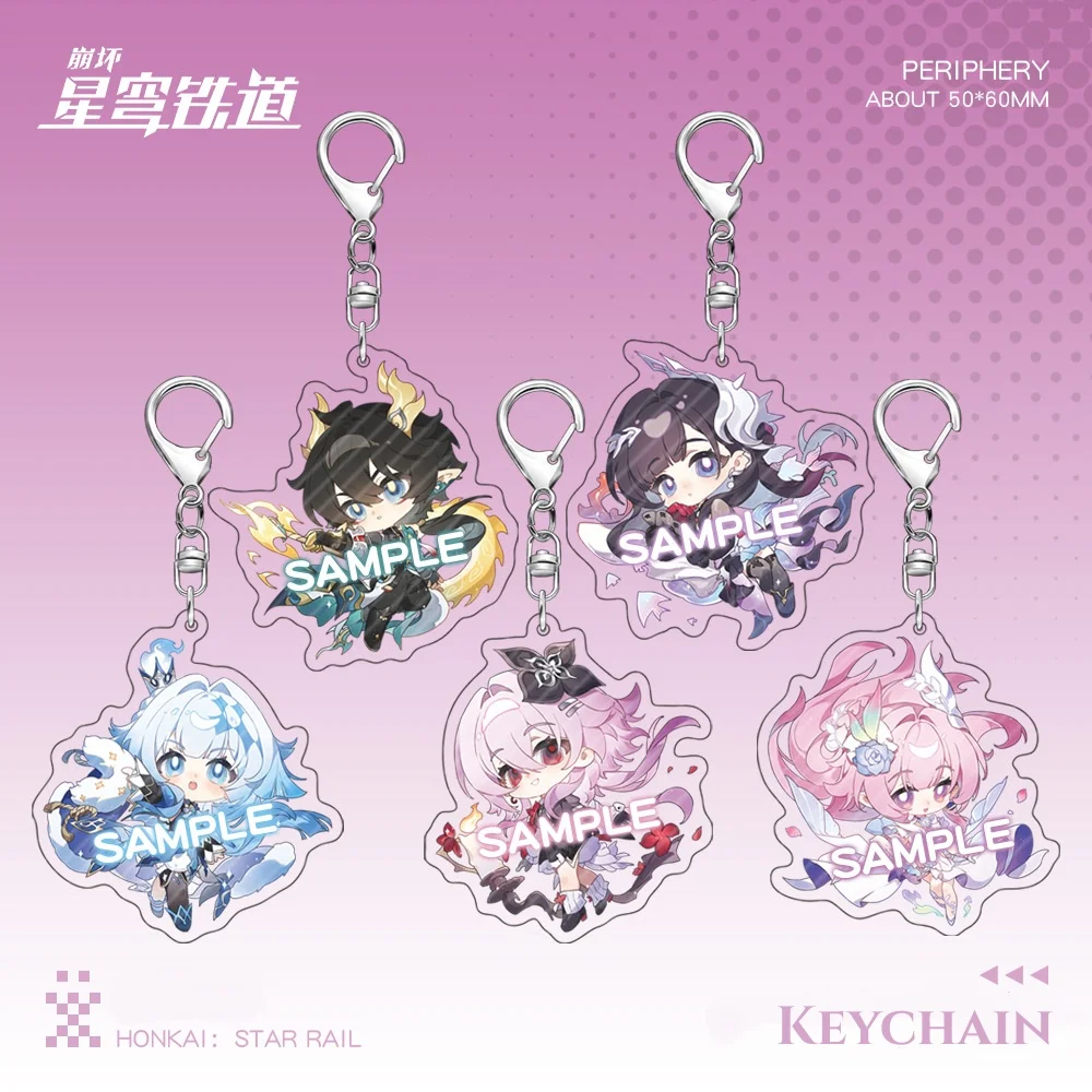 New Honkai: Star Rail Game Cyrene Evernight Dan Heng Pendant Keychain Cute Cartoon Anime Keyring Backpack Jewelry Gift Badge
New Honkai: Star Rail Game Cyrene Evernight Dan Heng Pendant Keychain Cute Cartoon Anime Keyring Backpack Jewelry Gift Badge