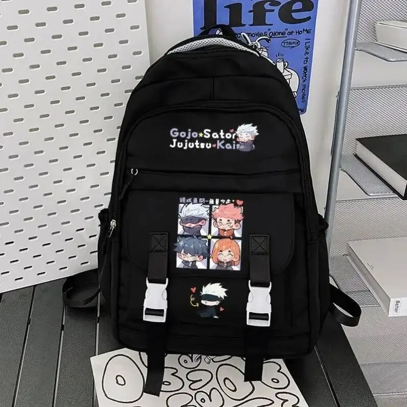 Anime Game Breathable Mesh Black White Pink Blue Jujutsu Kaisen Student Teens School Bags Backpacks
Anime Game Breathable Mesh Black White Pink Blue Jujutsu Kaisen Student Teens School Bags Backpacks
