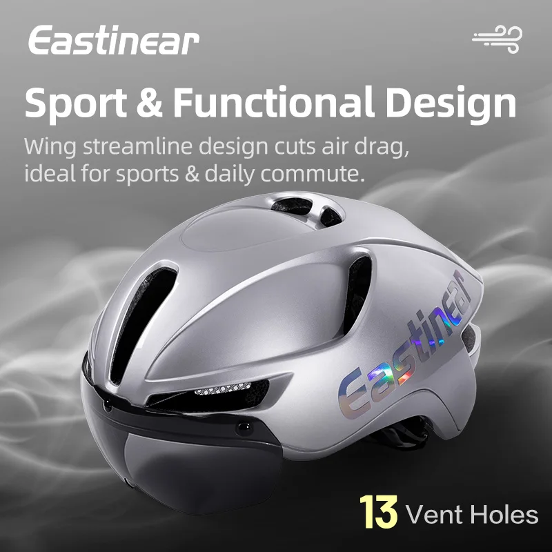 Eastinear Cycling Helmet 3D Shock Absorbing Wind-breaking Pneumatic Men's and Women's Road Bicycle Helmet Cycling Equipment
Eastinear Cycling Helmet 3D Shock Absorbing Wind-breaking Pneumatic Men's and Women's Road Bicycle Helmet Cycling Equipment